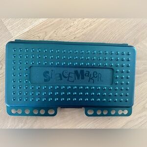 VINTAGE 90s Spacemaker pencil box for ring binder binder pocket storage art